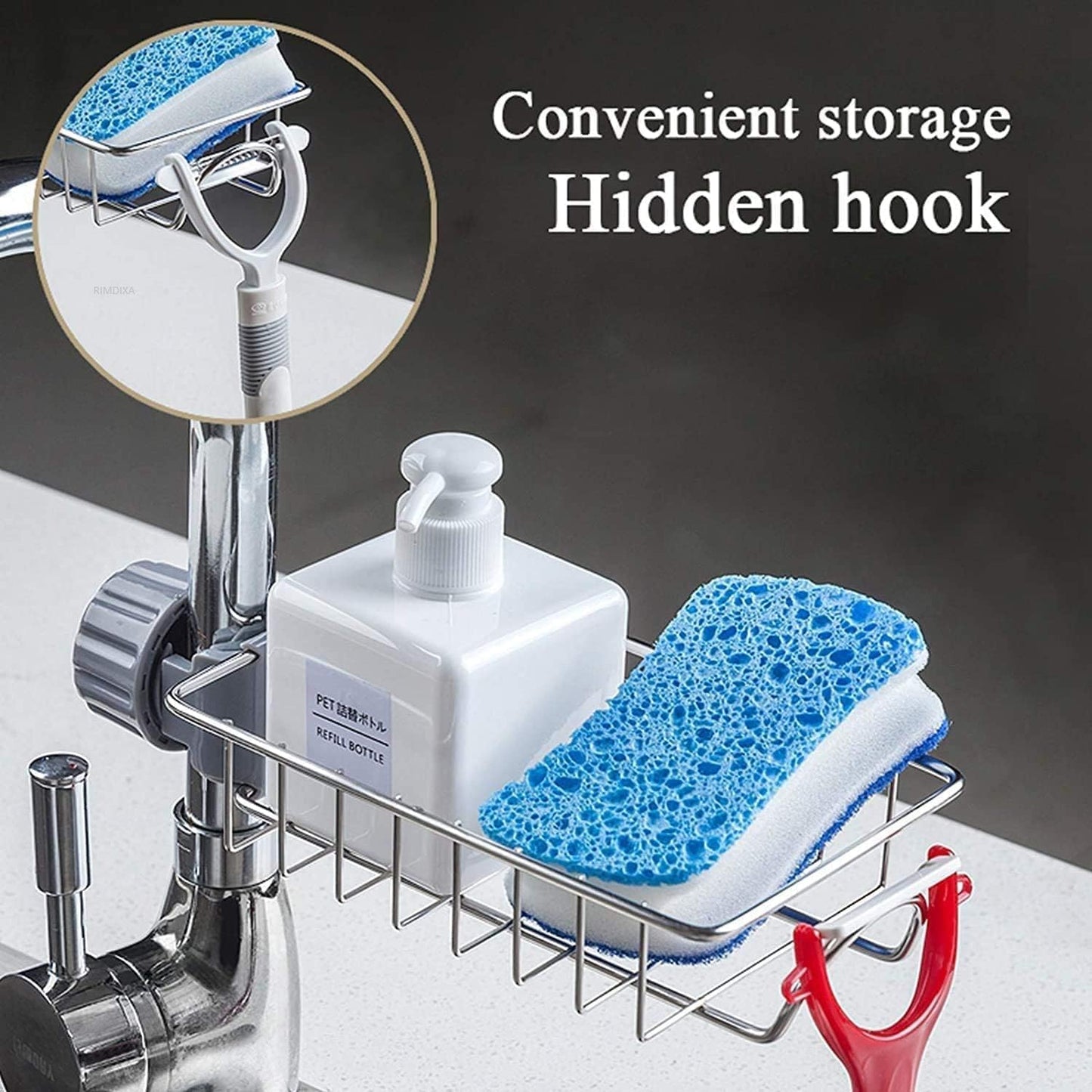 Adjustable Faucet Rack & Organizer
