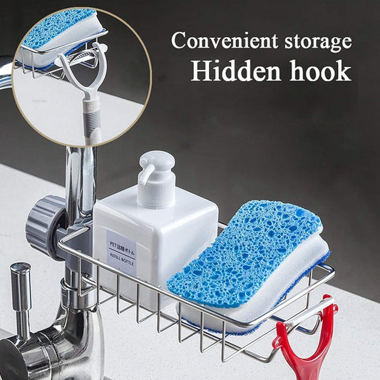 Adjustable Faucet Rack & Organizer