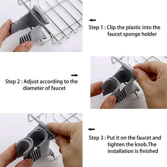 Adjustable Faucet Rack & Organizer